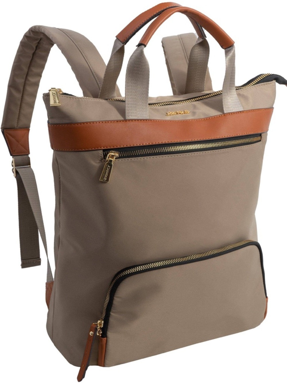 Joan & David Twill Nylon 18 Inch Square Workbook Backpack